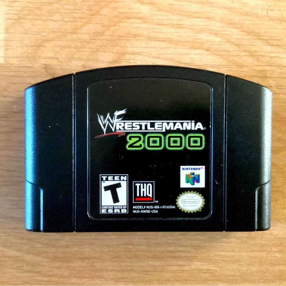 Nintendo 64 N64 Wrestlemania 2000 Game Pak